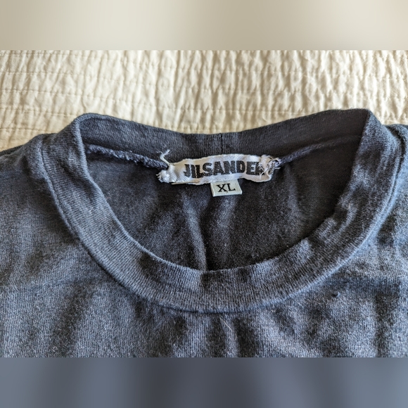 Vintage Jil Sander black linen s/s Tee - Picture 3 of 3